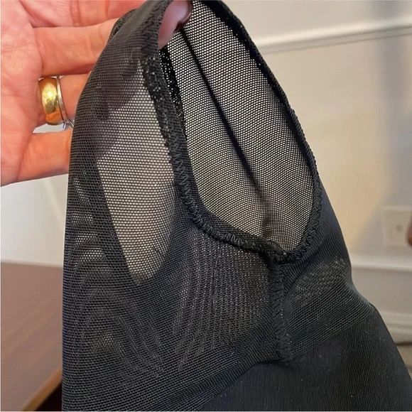 Obermeyer Vintage Black Overall One Piece Bib Stirrup Snow Suit Wool blend 6R - Picture 4 of 7